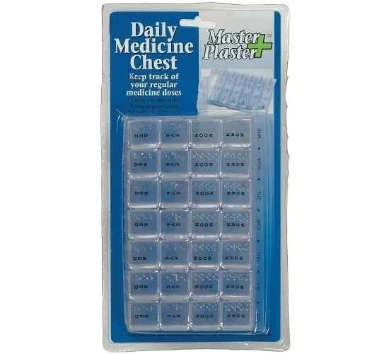 12 PACK MEDICINE CHEST 28 COMPARTMENTS