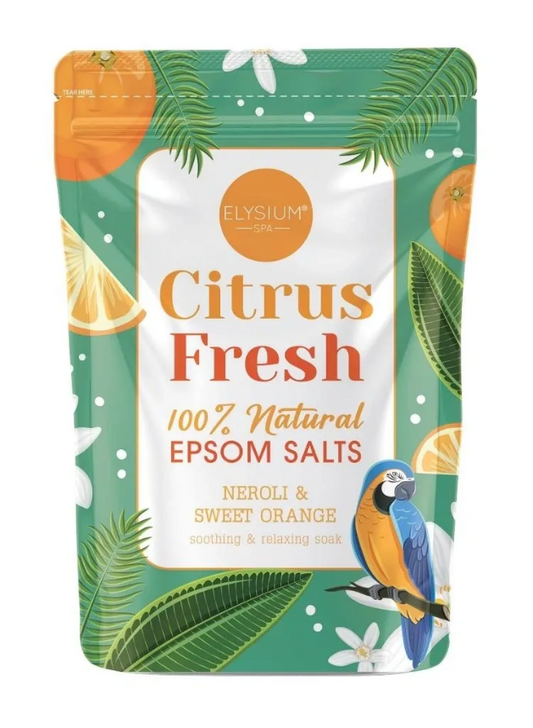 12 PACK ELY SPA EPSOM SALT NEROLI & SWEET ORANGE - 450G