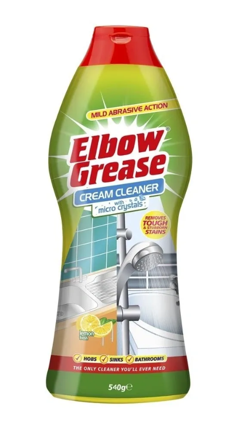 12 PACK ELBOW GREASE CREAM CLEANER 540G