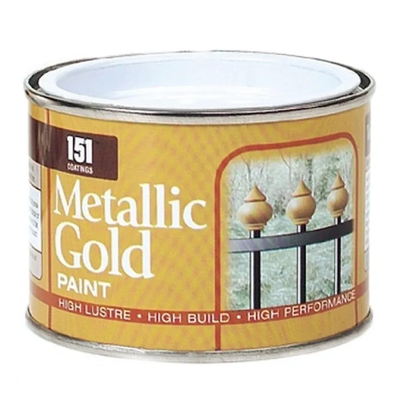 12 PACK METALLIC GOLD PAINT 180ML