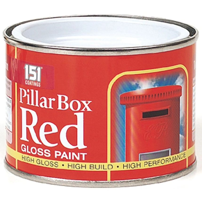 12 PACK PILLARBOX RED GLOSS PAINT 180ML