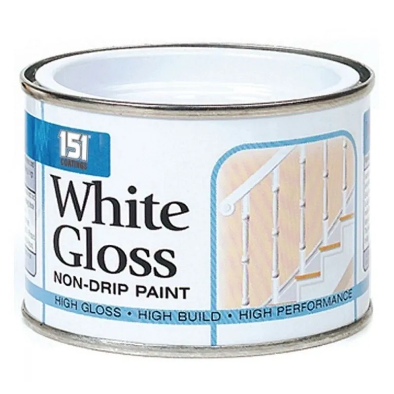 12 PACK WHITE GLOSS NON-DRIP PAINT 180ML