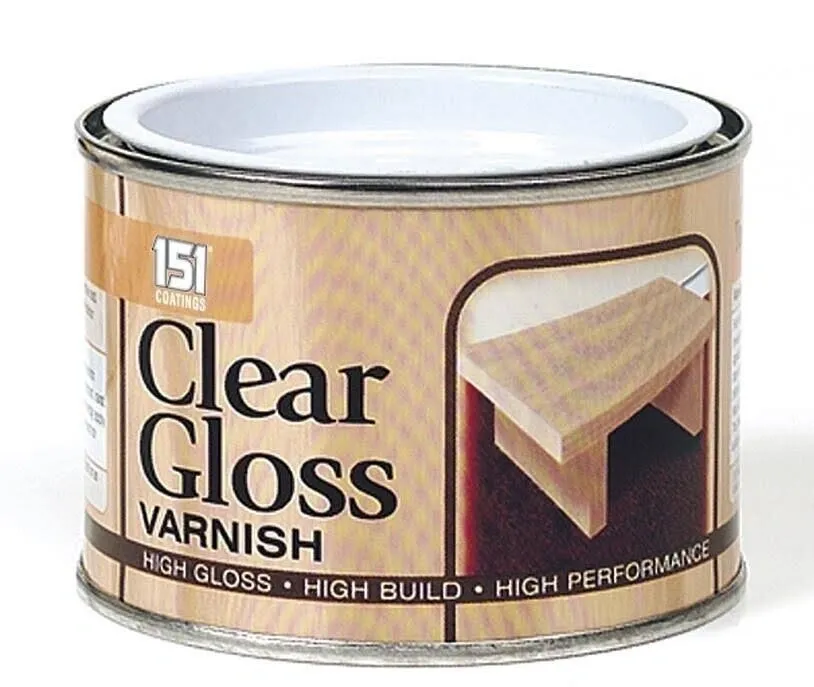 12 PACK CLEAR GLOSS VARNISH 180ML