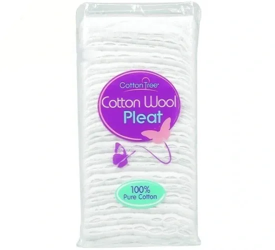 12 PACK COTTON WOOL PLEAT - 80G