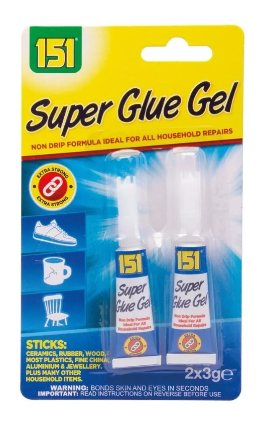 12 PACK SUPER GLUE GEL 2PK 3gm