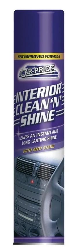 12 PACK INTERIOR CLEAN & SHINE 300ml