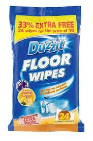 12 PACK FLOOR WIPES 24PK