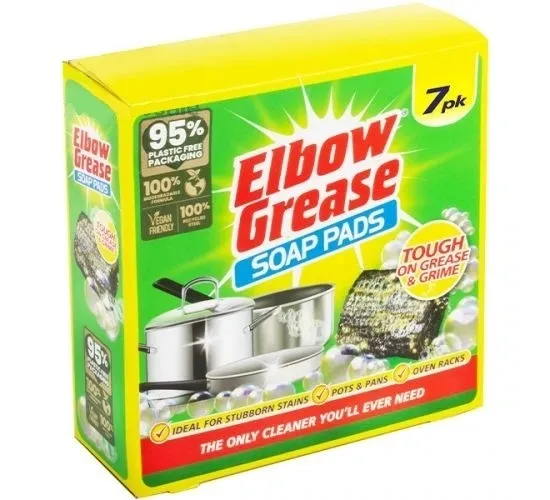 12 PACK ELBOW GREASE SOAP PADS 7PK