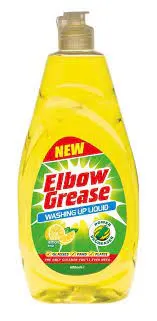 12 PACK ELBOW GREASE WASHING UP LIQUID 600ML