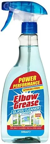 8 PACK ELBOW GREASE GLASS CLEANER 500ML