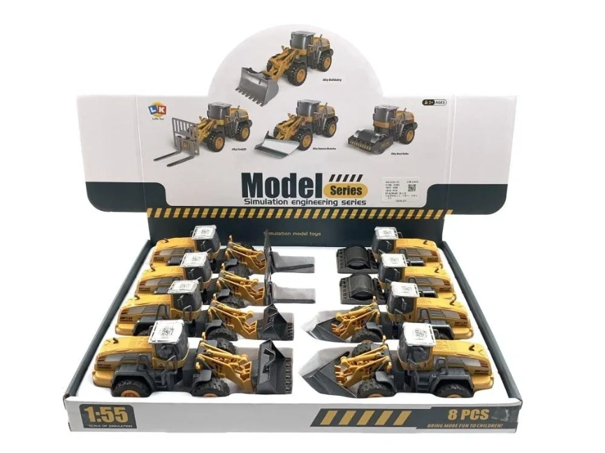 x8 Die-cast Costruction Vehicles