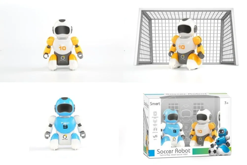 Remote Control Twin Pack Robot Soccer Game USB Rechargeable