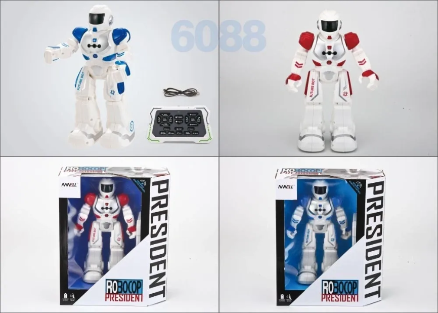 Remote Control Interactive President Robot With Infrared Controller Toys,Programmable,Singing, Moonwalking and LED Eyes