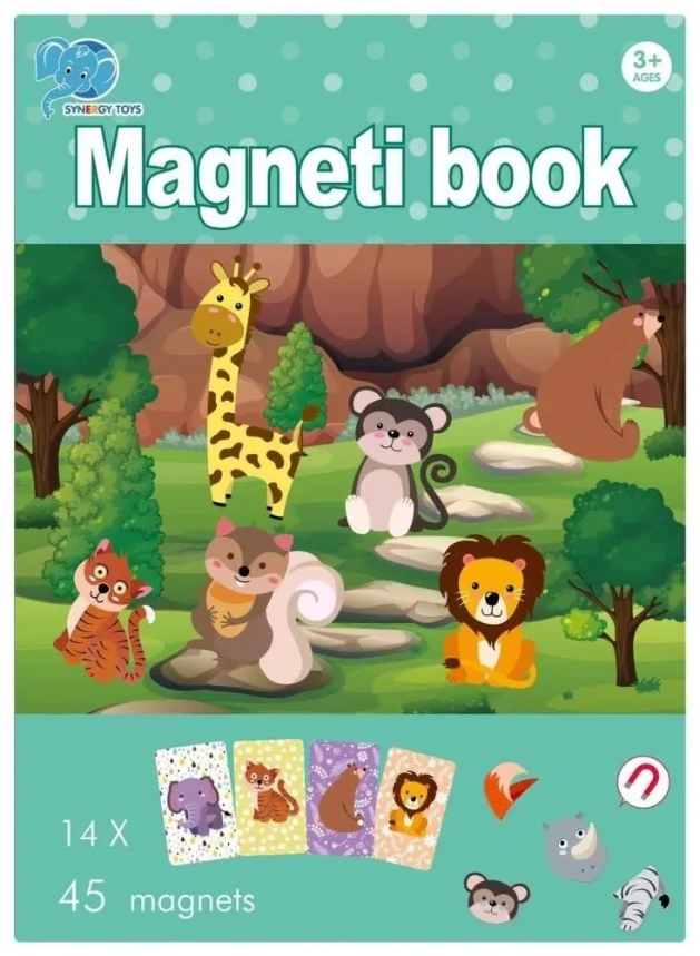 45pcs Magnetic Animal Book