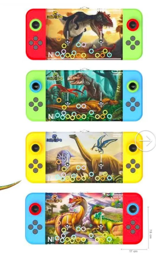 x12 Dino Themed Handheld Water Game