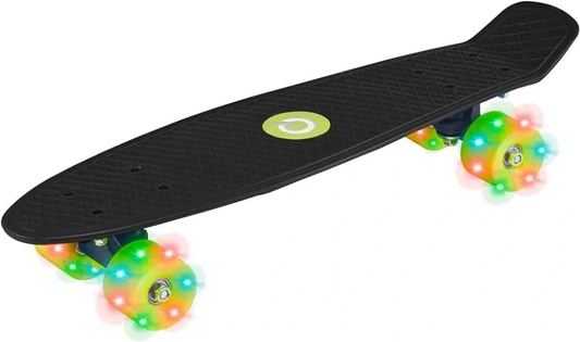 Evo Light Up Penny Board 22" - Black