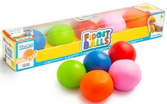 5 Squishy Fidget Balls