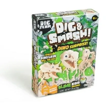 2 IN 1 DINO DIG AND PLAY GREEN