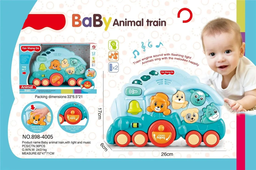 Baby Animal Music Train