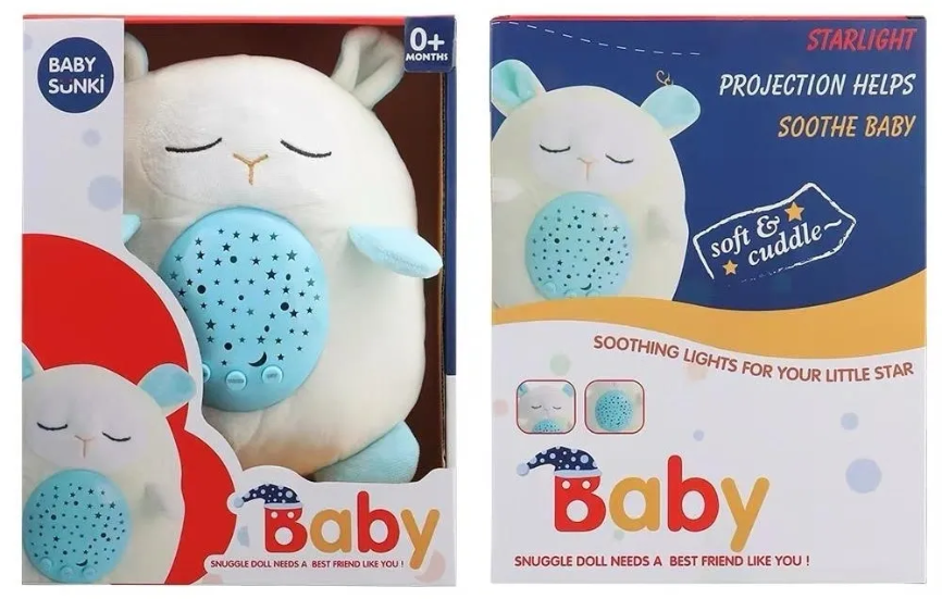 Soft Baby Starlight Soother Projector & Sound Teddy For Babies