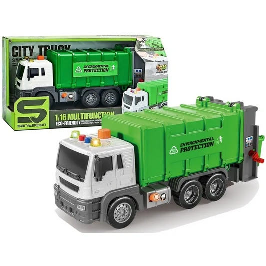 Garbage Truck With Lights & Sound