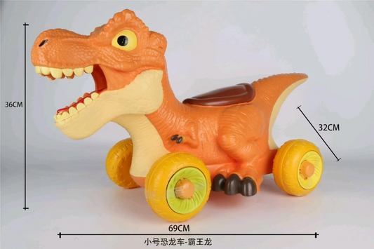 T-rex Ride On Kids Toy With Wheels Push Along