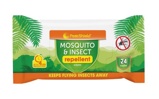 x24 MOSQUITO & INSECT REPELLET WIPES 25PK