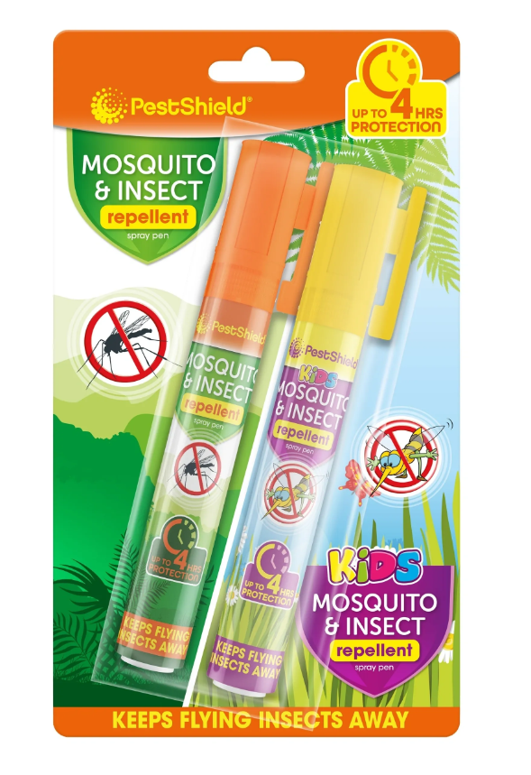 x24 2PK X 10ML MOSQUITO & INSECT REPELLENT SPRAY PENS