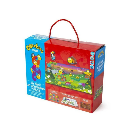 Cbeebies My First 3D Colouring Puzzle (For 2pcs)