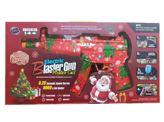 Christmas Theme SMG Gel Blaster Rechargeable