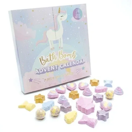 Unicorn Bath Bomb Advent Calendar