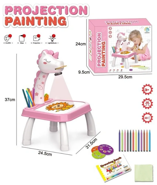 Unicorn Project Painting Kids Mini Table