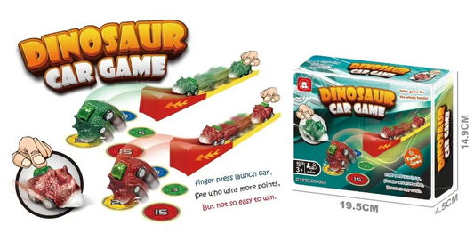 Dinosaur Car Game Finger Press Launch Cars