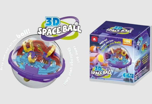 3D Space Ball 100 Obstacles