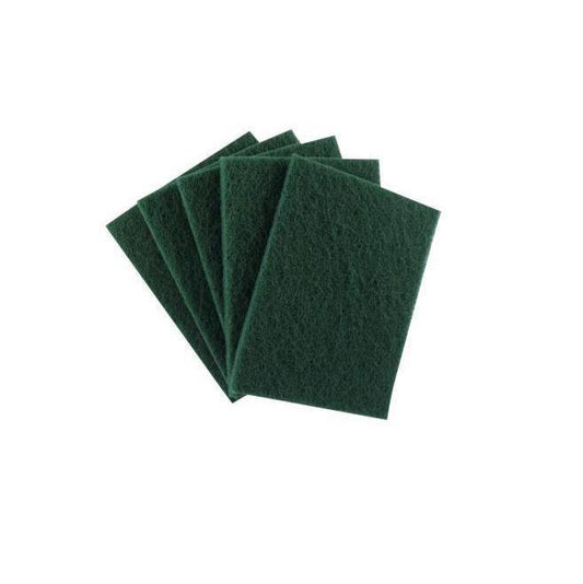 Kitchen Green Scourer Pad 10 x 15 cm Pack of 5 0364 A