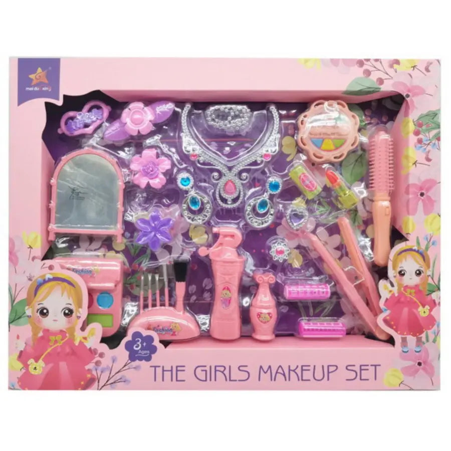 Make Up Makeover Pretend Play Set– Perfect Gift for Girls