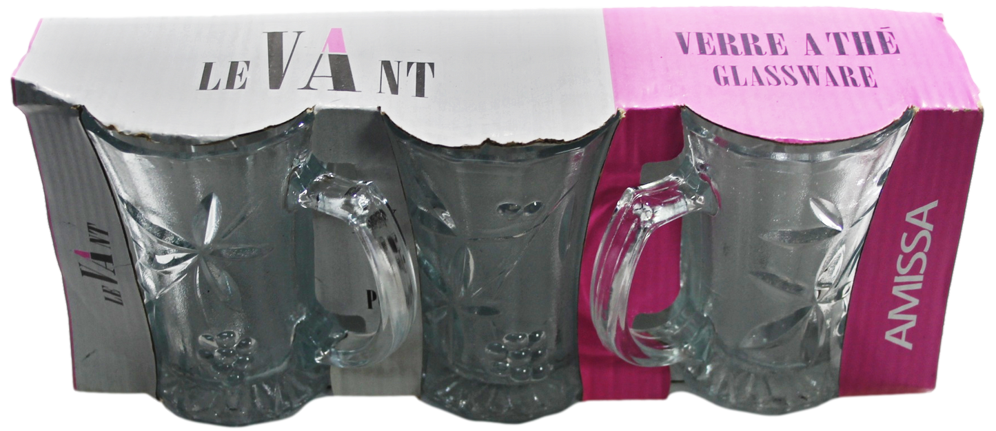 Amissa Mug 3Pc Set Floral Design Mugs 171ml T 7 H 10.50cm 1542