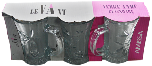 Amissa Mug 3Pc Set Floral Design Mugs 171ml T 7 H 10.50cm 1542