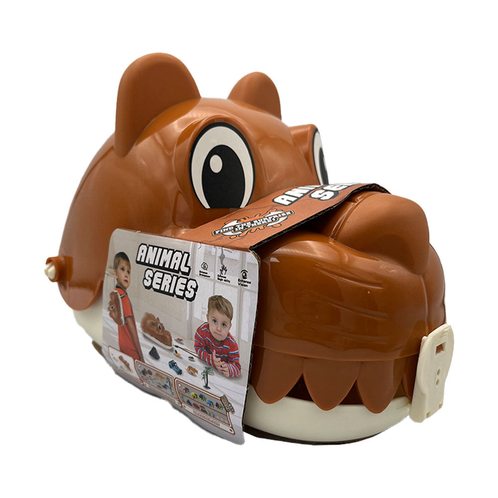 Animal Playset in Carry Case Storage Backpack