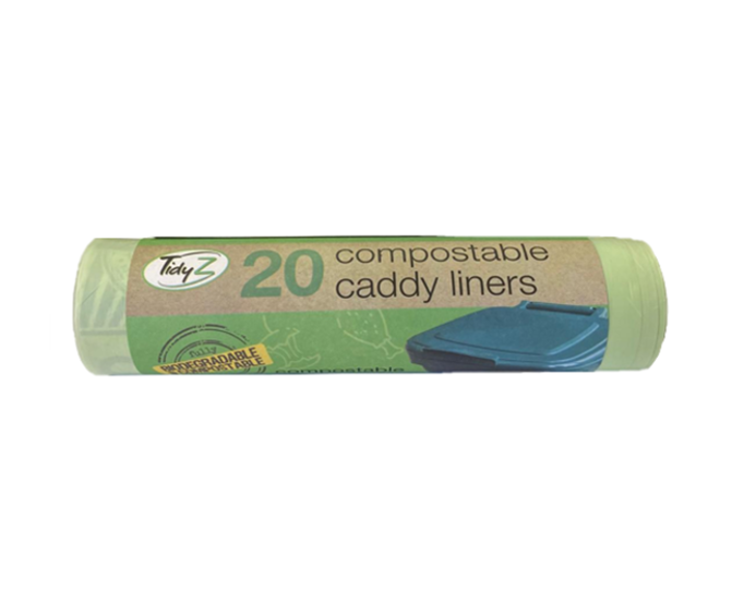 Compostable Food Bin Bag Caddy Liner 5L 30 x 35cm Roll of 20 B0083C