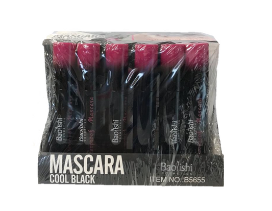 Baolishi Waterproof Mascara Cool Black Box of 24 B5655