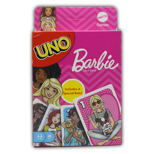 UNO Barbie Special Edition Card Game Playing Cards Set