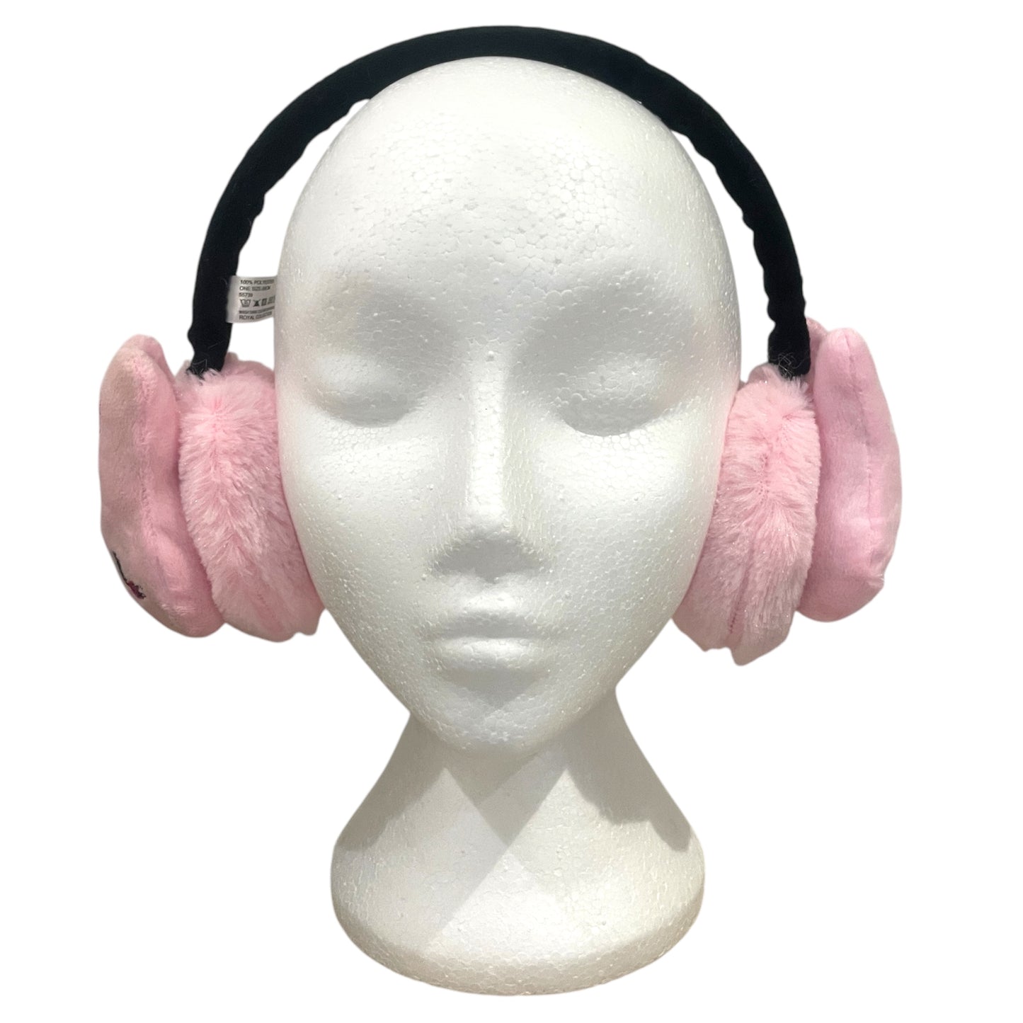 Kids Cute Fluffy Thermal EarMuffs Easter - Pink Bunny