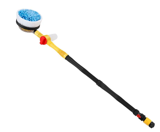 Turbo Shine Car Washing Water Powered Spin Cleaner Round Brush