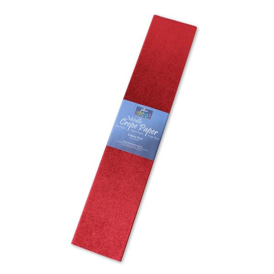 Red Metallic Crepe Paper Pack