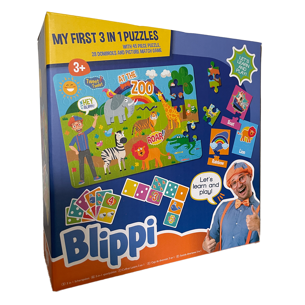 Blippi My First 3 in 1 Puzzles