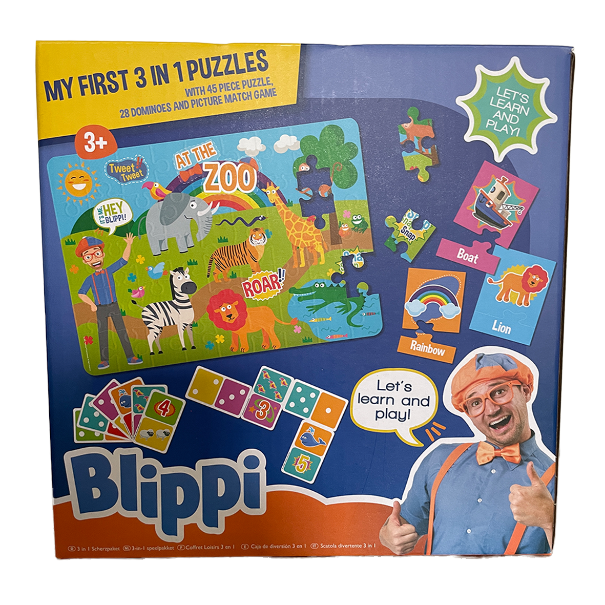 Blippi My First 3 in 1 Puzzles