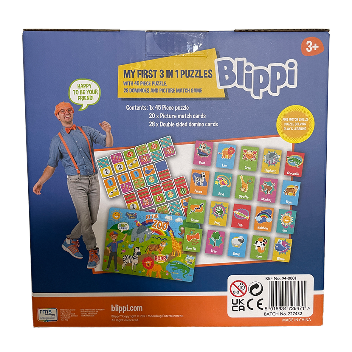 Blippi My First 3 in 1 Puzzles