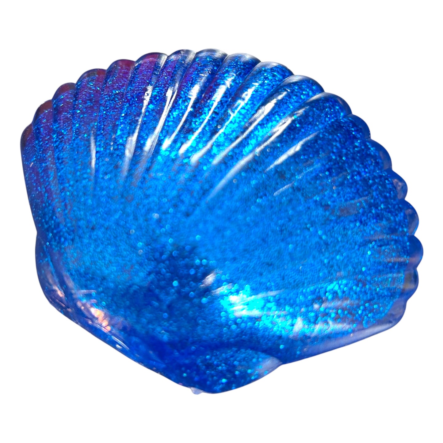 Glitter Squishy Shell Fidget Sensory Squish Toy - 4 Colours