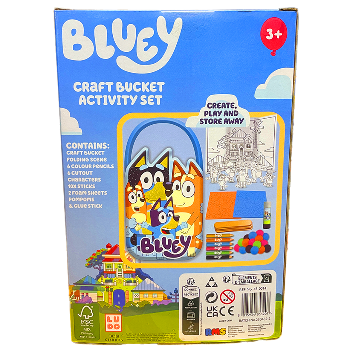 Bluey Craft Bucket Activity Set